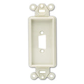 Hubbell ISFB15AL Blank Decorator Outlet Frame - Single Gang (Package of 25)